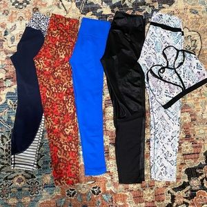 Lot of medium athletic leggings athleta Arie